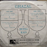Mohd. Rafi*  - Ghazal (45-RPM)